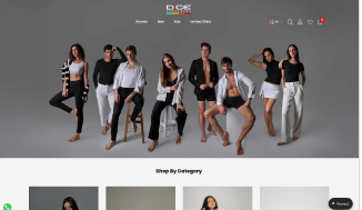 Dice storefront as displayed at audit date